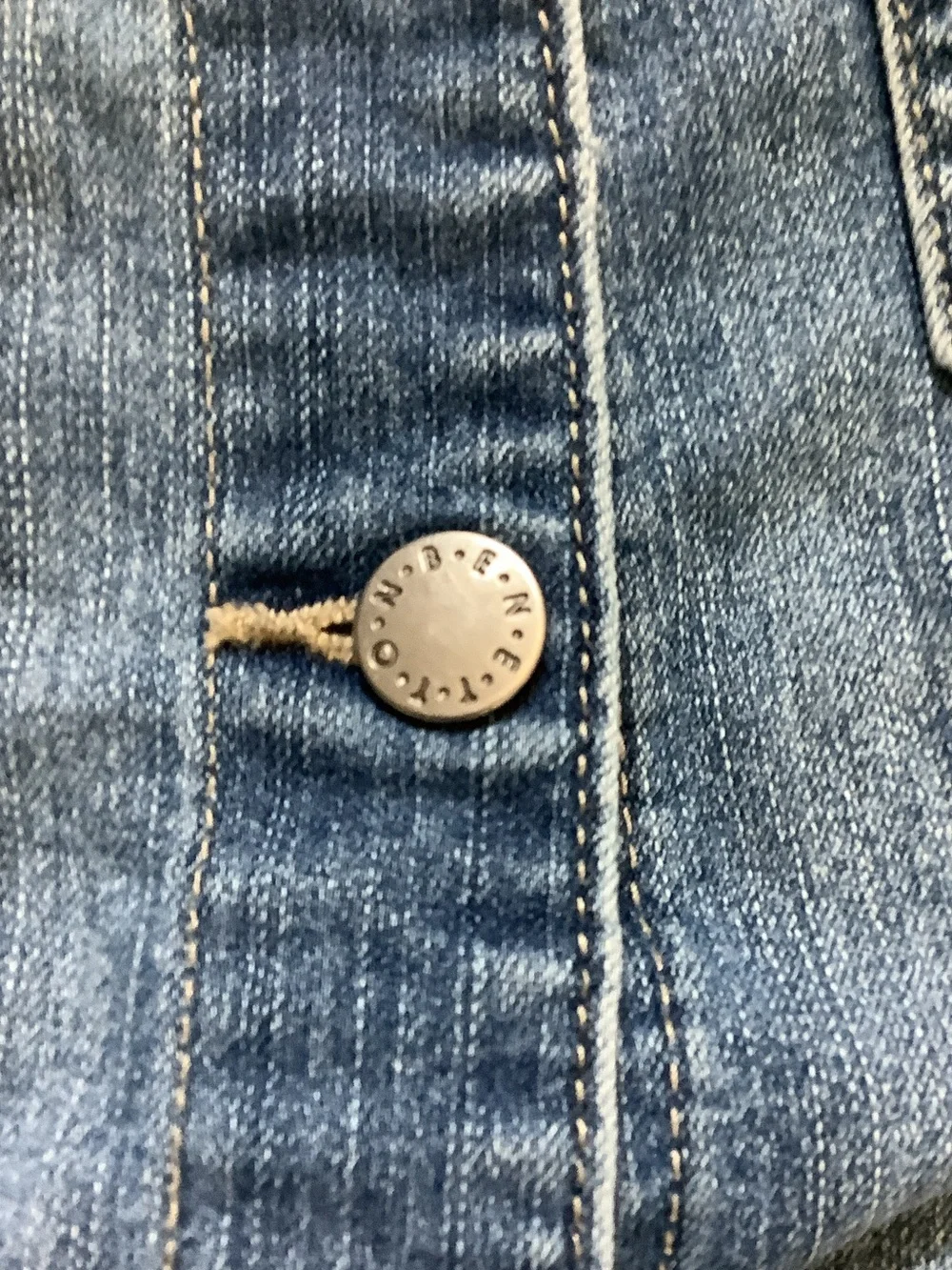 United Colors Of Benetton Light Blue Denim Jacket